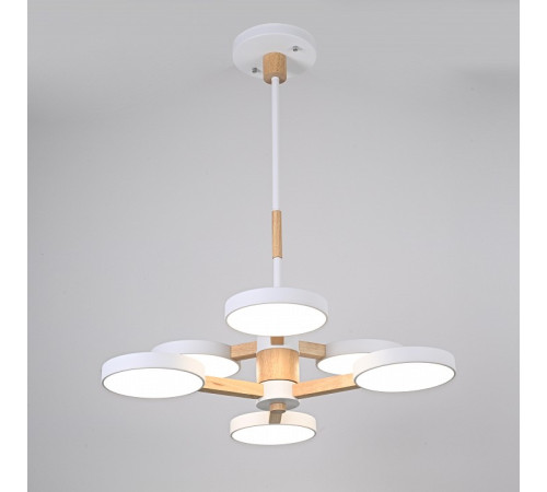 Люстра на штанге Imperiumloft TURNA White TURNA-DBL01