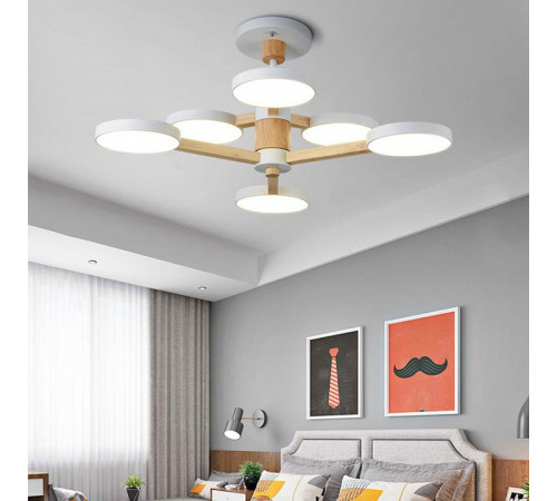 Люстра на штанге Imperiumloft TURNA White TURNA-DBL01