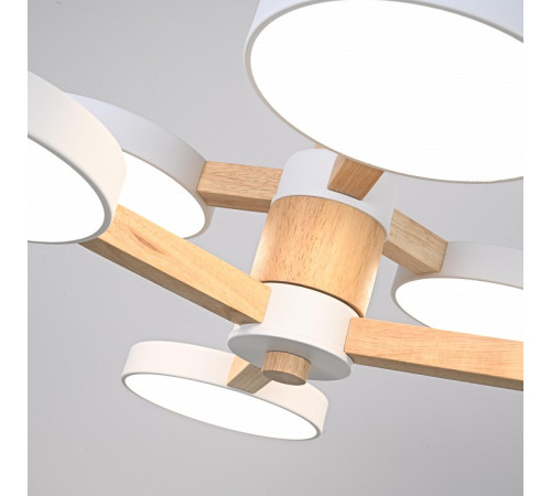 Люстра на штанге Imperiumloft TURNA White TURNA-DBL01