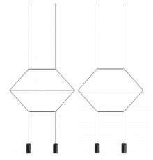 Подвесной светильник Imperiumloft Via Wireflow polyhedral Via01