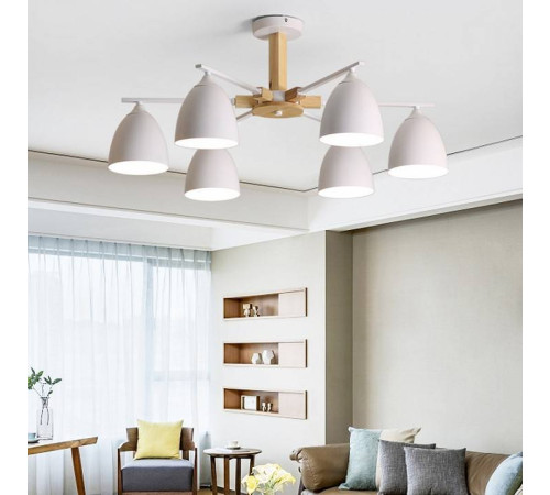 Люстра на штанге Imperiumloft Noa White By Imperiumloft NOA01