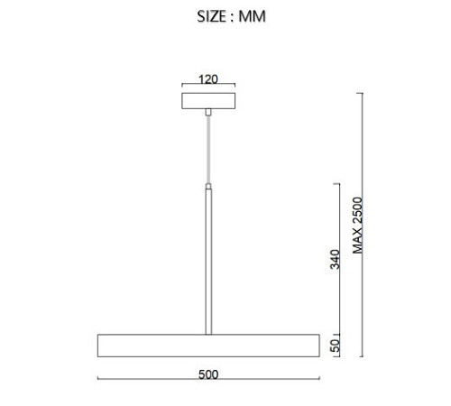 Подвесной светильник Imperiumloft TURNA Gray TURNA-ONE01