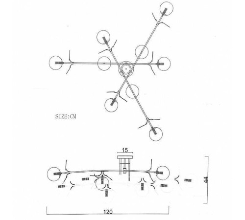 Потолочная люстра Imperiumloft MATISSE matisse-b