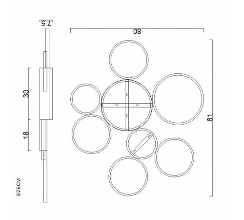 Потолочная люстра Imperiumloft TWINE TWINE01
