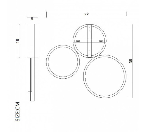 Потолочная люстра Imperiumloft TWINE TWINE01