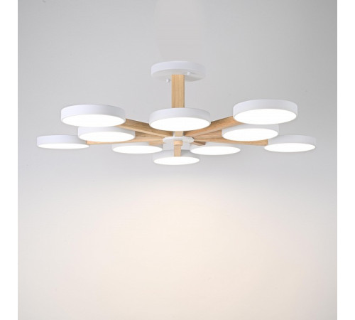 Люстра на штанге Imperiumloft TURNA White TURNA-B01