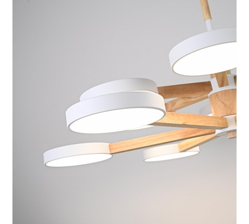 Люстра на штанге Imperiumloft TURNA White TURNA-DBL01