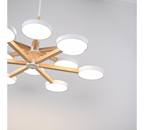 Люстра на штанге Imperiumloft TURNA White TURNA-DBL01