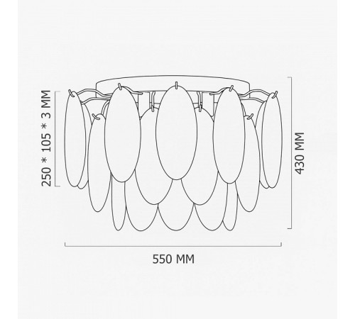 Потолочная люстра Imperiumloft Cld_11005