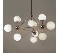 Люстра на штанге Imperiumloft Modo Chandelier White Glass 40,514