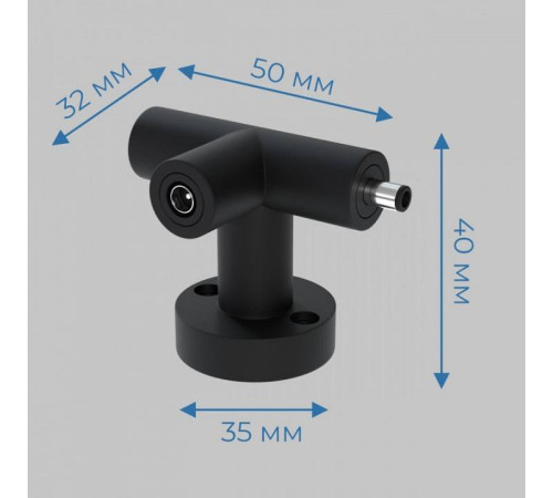 Соединитель T-образный для модульных светильников Imex Thin & Smart IL.0060.4008-BK