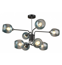 Люстра на штанге Imex 3564 8 ламп MD.3564-8-S BK+CH