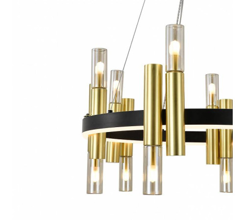 Подвесная люстра Indigo Fiamma 13027/12P Black