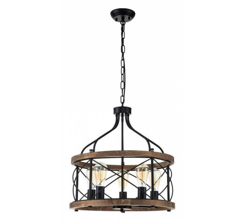 Подвесная люстра Indigo Camino 10017/5P Black