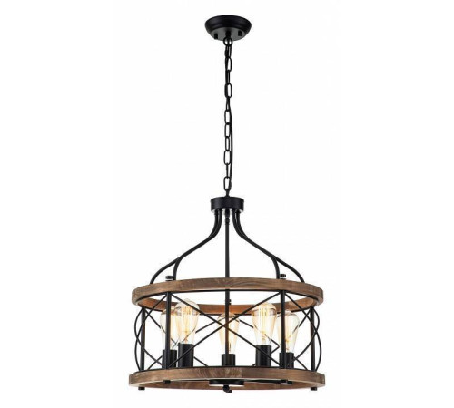 Подвесная люстра Indigo Camino 10017/5P Black