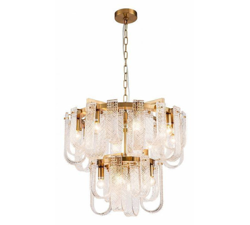 Подвесная люстра Indigo Brina 12027/12P Brass