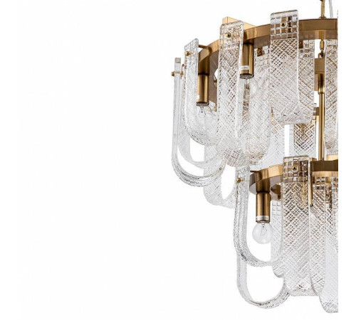 Подвесная люстра Indigo Brina 12027/12P Brass