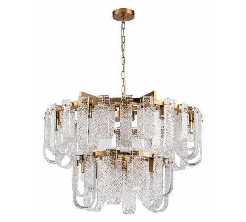 Подвесная люстра Indigo Brina 12027/18P Brass