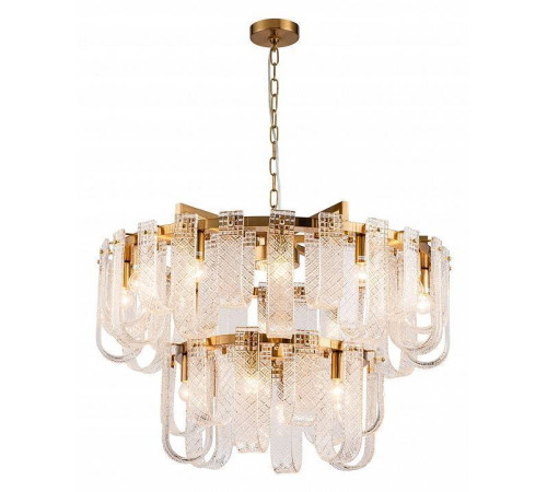 Подвесная люстра Indigo Brina 12027/18P Brass