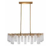 Люстра на штанге Indigo Brina 12027/10PL Brass