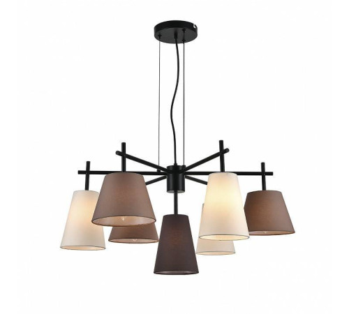 Подвесная люстра Indigo Abbinare 13032/7P Black
