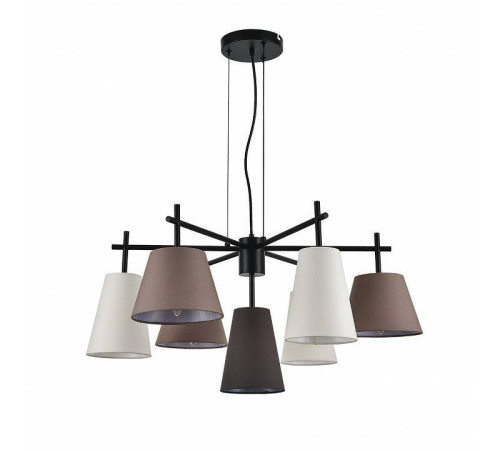 Подвесная люстра Indigo Abbinare 13032/7P Black