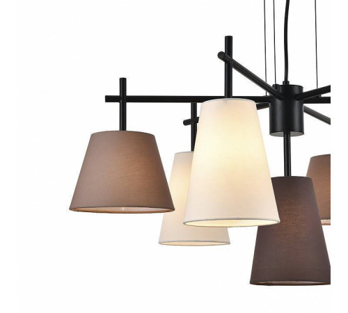 Подвесная люстра Indigo Abbinare 13032/7P Black