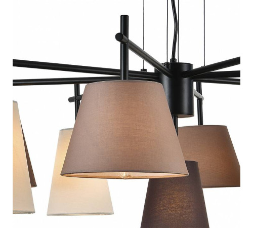 Подвесная люстра Indigo Abbinare 13032/9P Black