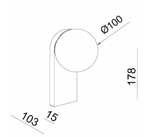 Бра Italline DE DE-317 gothic