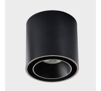 Накладной светильник Italline SKY черный + кольцо SKY R черное SKY black / SKY R black