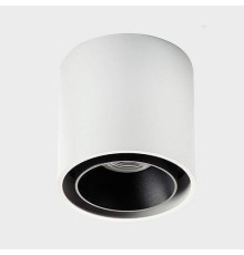 Накладной светильник Italline SKY белый + кольцо SKY R черное SKY white / SKY R black