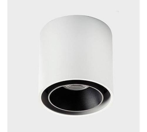 Накладной светильник Italline SKY белый + кольцо SKY R черное SKY white / SKY R black