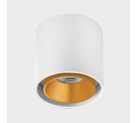 Накладной светильник Italline SKY белый + кольцо SKY R золотое SKY white / SKY R gold