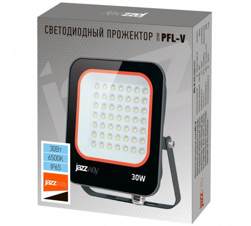 Настенно-потолочный прожектор Jazzway PFL- V 30w 6500K IP65