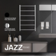 Полотенцесушитель электрический STOUT JAZZ round 80x50 см полированный SHQ-J1RR-008050