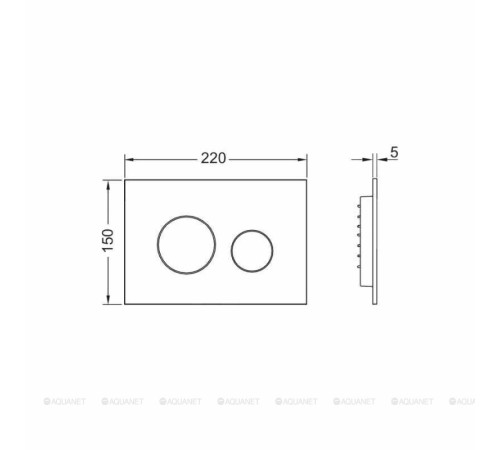 Панель смыва для унитаза TECE TECEloop 2.0 белая матовая 9240926
