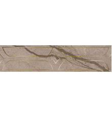 Бордюр Kerama Marazzi Ифран бежевый светлый глянцевый обрезной 60x14.5x0.9 см KMB3STA010BR