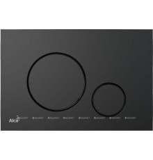 Кнопка смыва AlcaPlast черный матовый M678