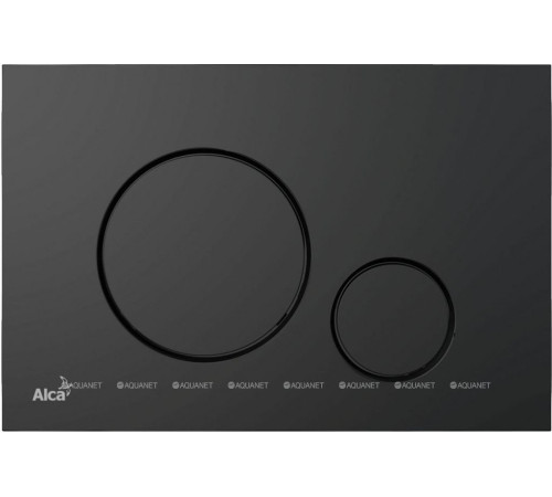 Кнопка смыва AlcaPlast черный матовый M678