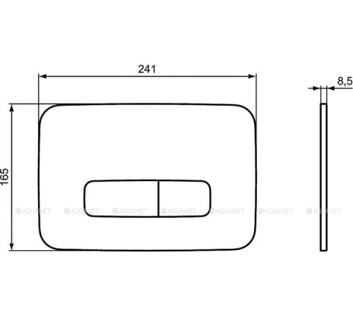 Кнопка смыва Ideal Standard Oleas M3 белая R0123AC