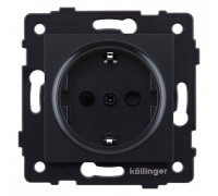 Розетка с заземлением, без рамки Kollinger  REA-002BM