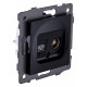 Розетка двойная RJ-11 и Ethernet RJ-45, без рамки Kollinger REA-013BK