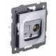 ТВ-розетка и розетка Ethernet RJ-45 без рамки Kollinger REA-021GY