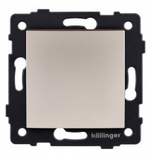 Выключатель проходной одноклавишный без рамки Kollinger  REA-R-003GD