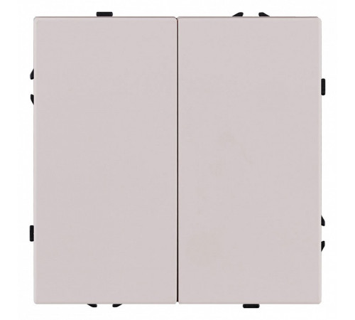 Выключатель двухклавишный без рамки Kollinger Eclipse EC-004CM