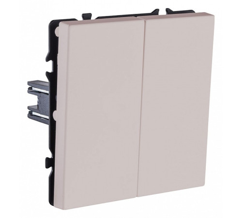 Выключатель двухклавишный без рамки Kollinger Eclipse EC-004CM