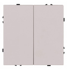 Выключатель проходной двухклавишный без рамки Kollinger Eclipse EC-005CM