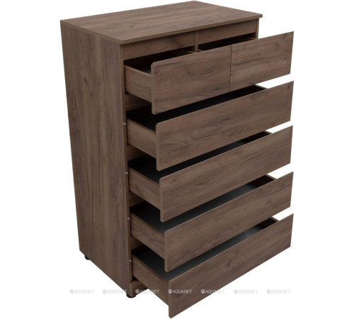 Комод Aquanet Сканди 800х480х1247 мм 6 ящиков дуб крафт 00302546