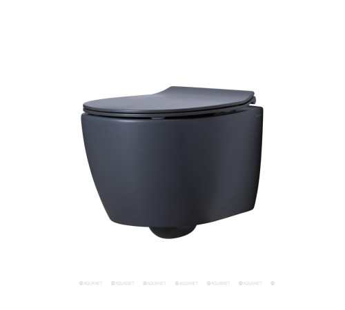 Сиденье для унитаза Allen Brau Fantasy Smartfix Soft-Close дюропласт антрацит 4.11005.AN