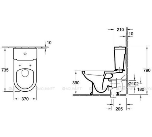 Сиденье для унитаза Villeroy & Boch Hommage SoftClosing 8809S1R1